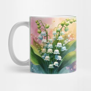 Lily of The Valley Flower Mug